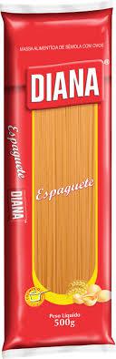 Massa Diana Espaguete Com Ovos 500g