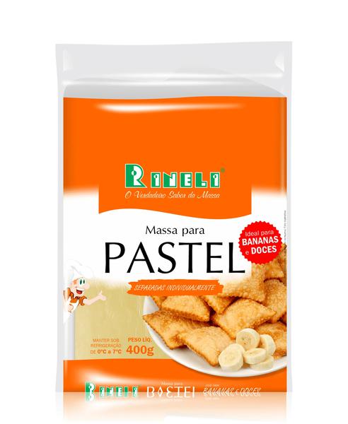 MASSA PASTEL RINELI  QUADRADA 400G