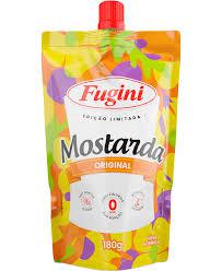 MOLHO MOSTARDA FUGINI SACHE BICO 180G