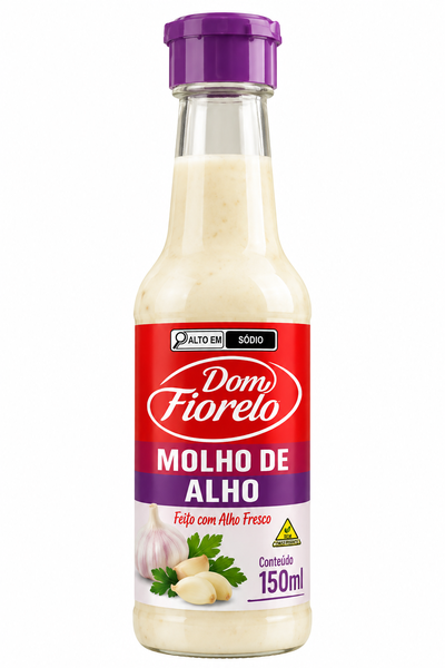 MOLHO PIMENTA COM ALHO DOM FIO 60G