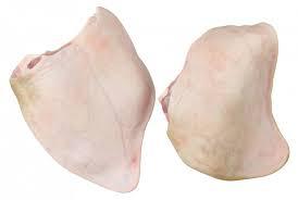 ORELHA SUINA EM PEDACOS 500G CONG.