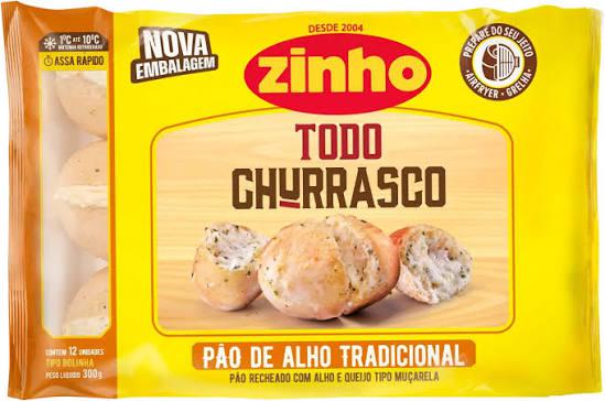 PAO DE ALHO ZINHO BOLINHA TRADICIONAL 300G