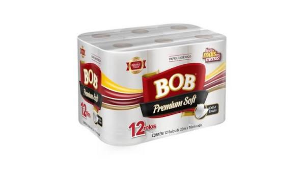 PAPEL HIGIENICO BOB PREM 20M C/12UN