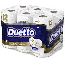 PAPEL HIGIENICO DUETTO FD 12X20M NE