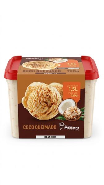 POTE SORVETE COCO QUEIMAD