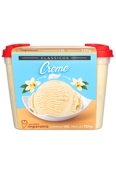 POTE SORVETE CREME 720G