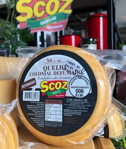 QUEIJO COLONIAL DEFUMADO SCOZ KG
