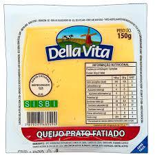 QUEIJO PRATO FATIADO DELLA VITA 150G