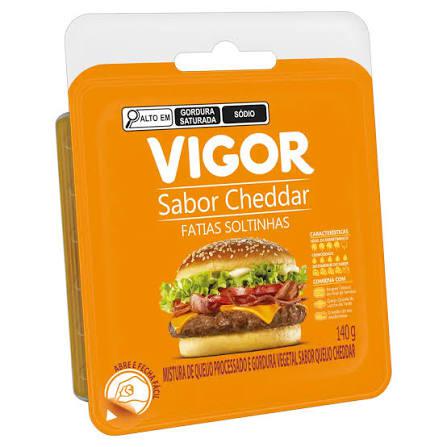 QUEIJO PROC FAT CHEDDAR VIGOR 140G