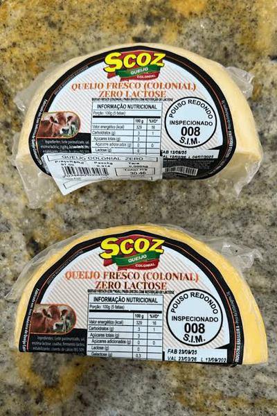 QUEIJO ZERO LACT COLONIAL SCOZ KG