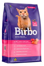 RACAO BIRBO GATOS FRANGO/CARNE 1KG