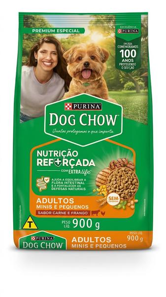 RACAO DOG CHOW Adulto CAR/FRA 900G