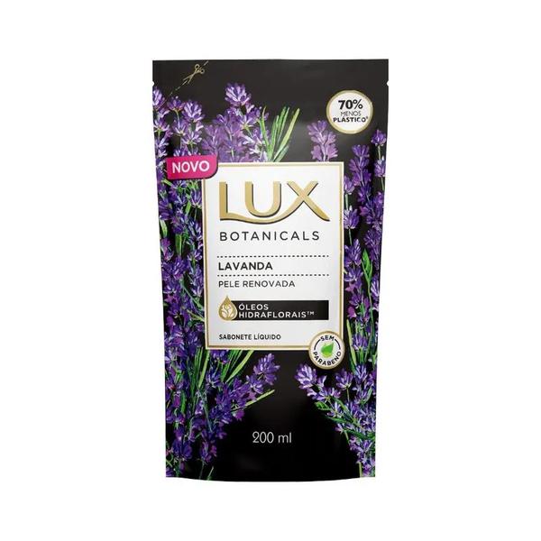 SABONETE LIQUIDO LUX 200ML LAVANDA