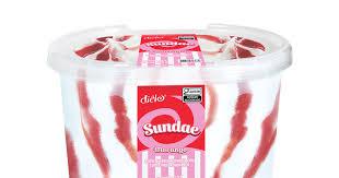 SORVETE DIELO 1,3 L SUNDAE MORANGO