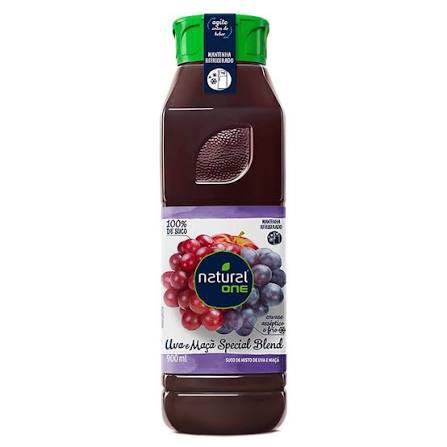 SUCO MISTO UVA/MACA NATUR ONE 900ML