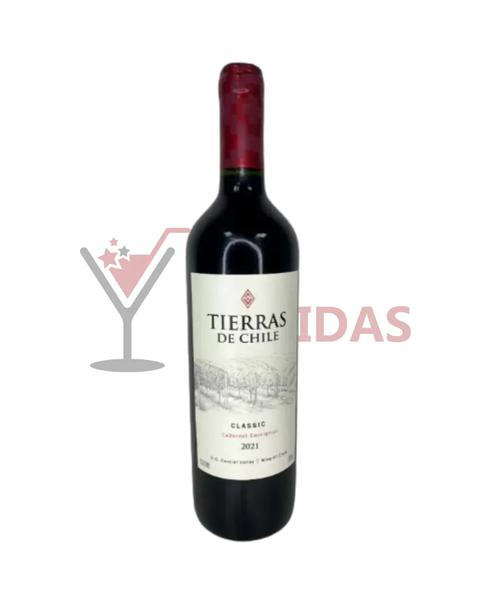 VINHO CHILENO TIERRAS DE CHILERESERVADO CAB. SAUVI