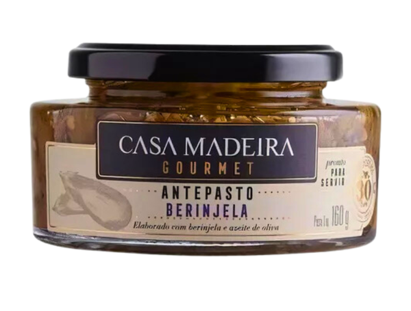 ANTEPASTO BERINJELA 160G CASA MADEIRA