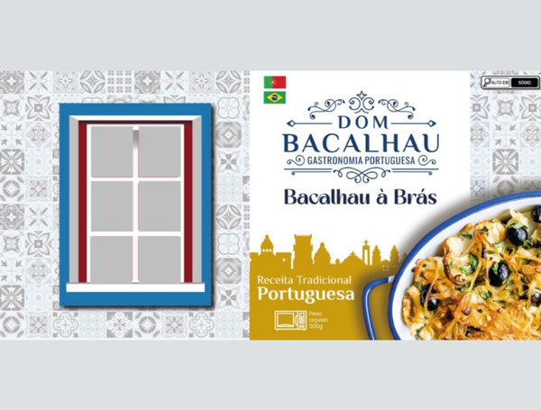 BACALHAU À BRÁS 300G DOM BACALHAU