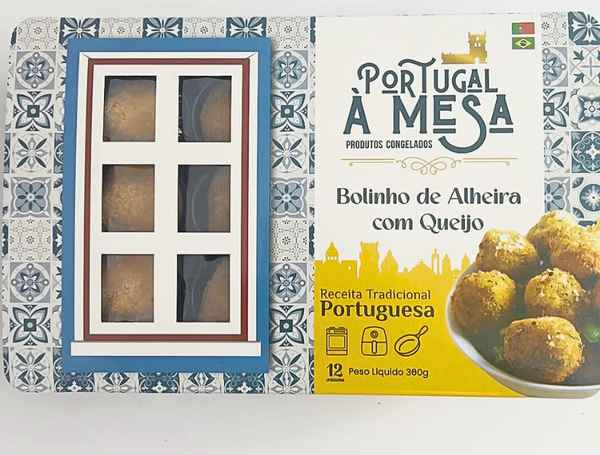 BOLINHO DE ALHEIRA COM QUEIJO 360G DOM BACALHAU