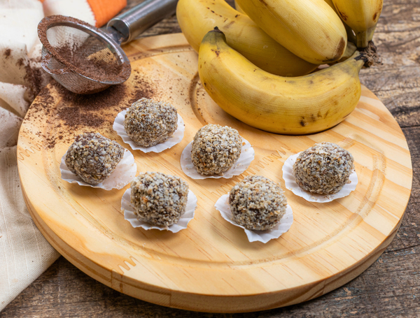 BRIGADEIRO BATATA DOCE BANANA CACAU 60G 6UN COZINHA DA NUTRI