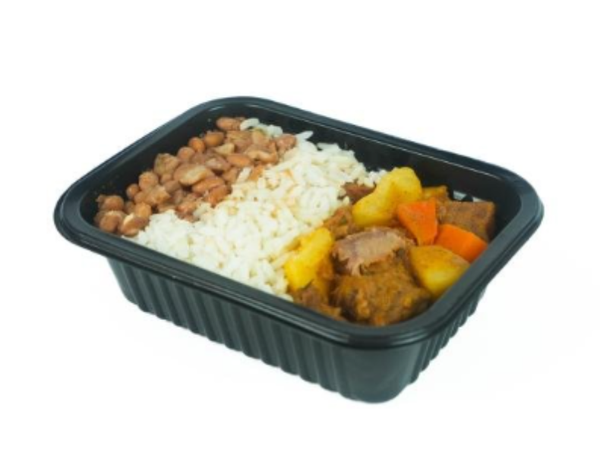 CARNE DE PANELA COM ARROZ E FEIJÃO 300G CORADA