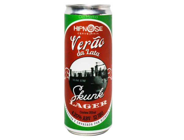 CERVEJA LAGER SKUNK VERAO DA LATA 355ML HIPNOSE