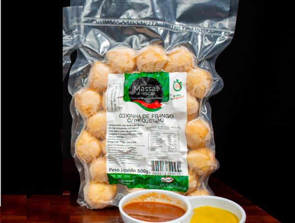 COXINHA DE FRANGO COM REQUEIJÃO 600G TRADIÇÃO D´ITALIA