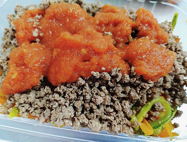 ESPAGUETE DE LEGUMES COM CARNE MOÍDA 300G PRATO SAÚDE