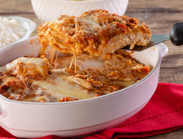 FRANGO À PARMEGIANA 450G
