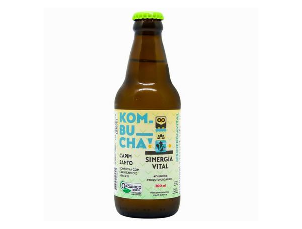 KOMBUCHA CAPIM SANTO 300ML SINERGIA VITAL