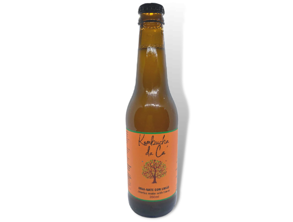 KOMBUCHA ERVA MATE COM LIMÃO 365ML DA CÁ