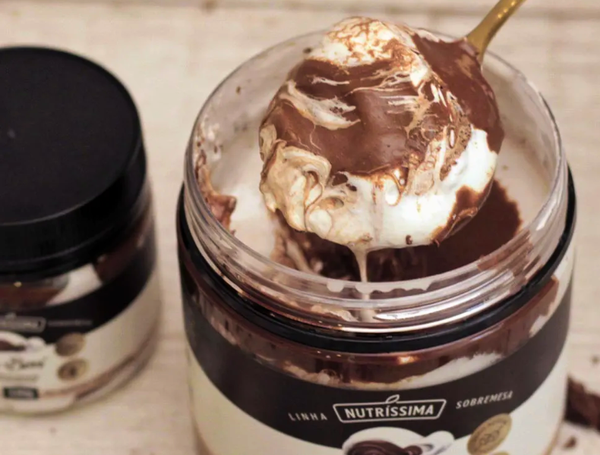MOUSSE DE CHOCOLATE COM MARSHMALLOW 400G NUTRÍSSIMA