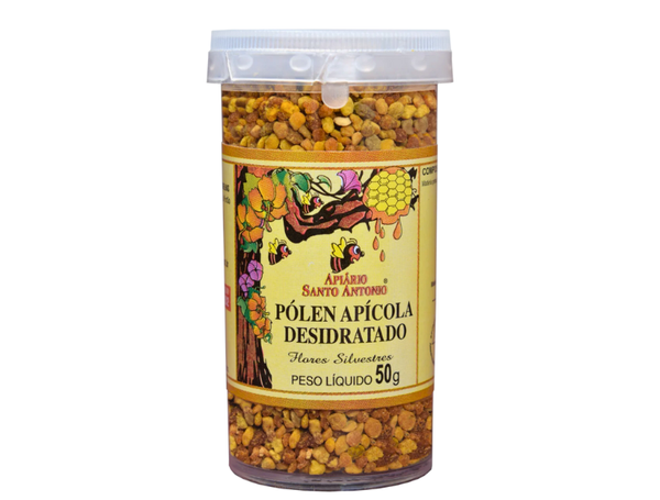 PÓLEN APICOLA DESIDRATADO 50G APIÁRIO SANTO ANTONIO