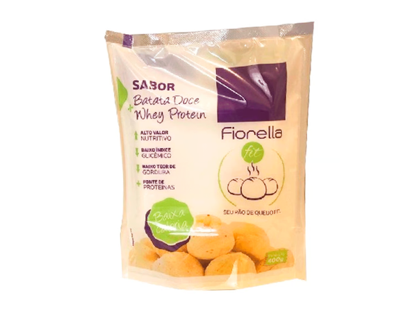 PAO DE QUEIJO FIT BATATA DOCE E WHEY 400G FIORELLA