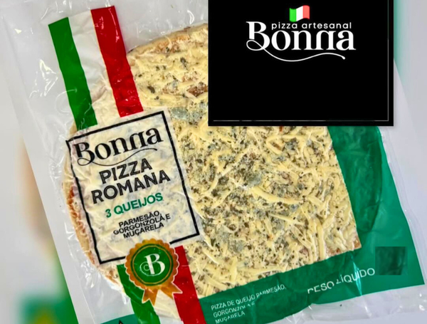 PIZZA 3 QUEIJOS 285G BONNA