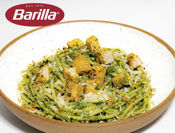 SPAGHETTONI AO PESTO DE COUVE E FRANGO 400G GREENTABLE