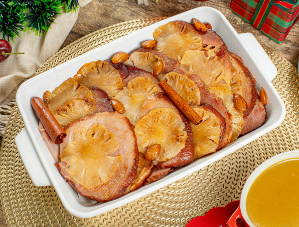 TENDER FATIADO COM ABACAXI E AMÊNDOAS 850G