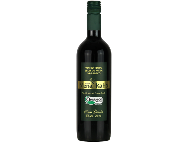 VINHO TINTO ORGANICO 750ML MENA KAHO