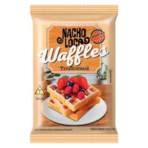 WAFFLE TRADICIONAL 100G NACHO LOCO