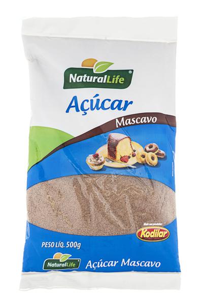 ACUCAR MASCAVO 500G NATURAL LIFE