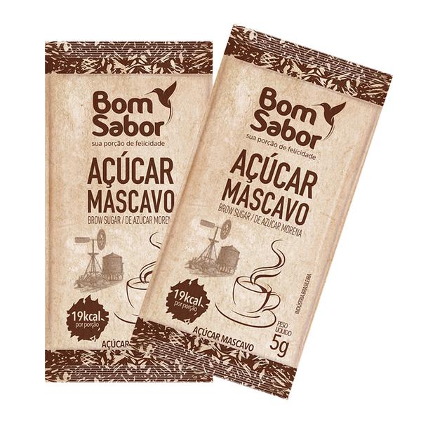 ACUCAR MASCAVO SACHET 10UN BOM SABOR