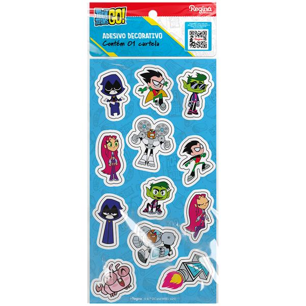 ADESIVO DECORATIVO JOVENS TITAS GO 12UN REGINA