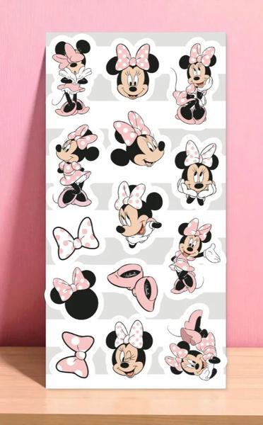 ADESIVO DECORATIVO MINNIE ROSA 14UN REGINA