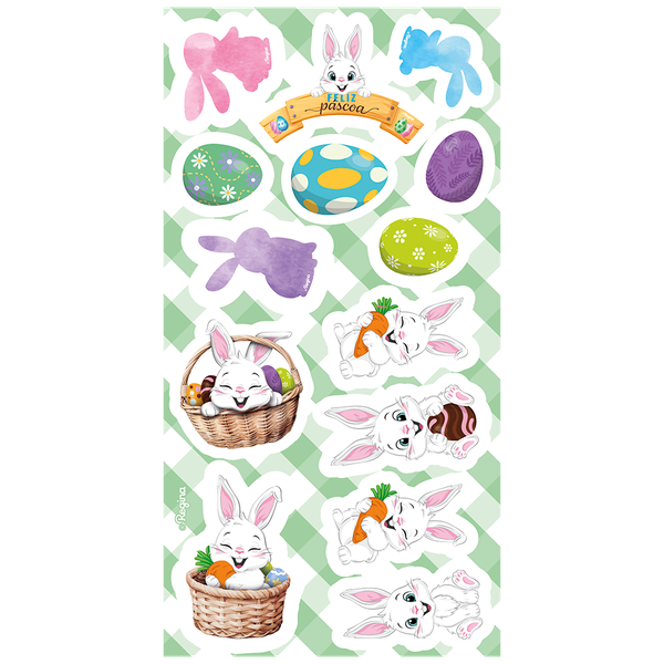 ADESIVO DECORATIVO PASCOA 14UN REGINA