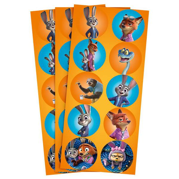 ADESIVO DECORATIVO REDONDO ZOOTOPIA 2 30UN REGINA