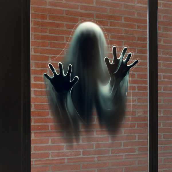 ADESIVO FANTASMA HALLOWEEN UN REGINA