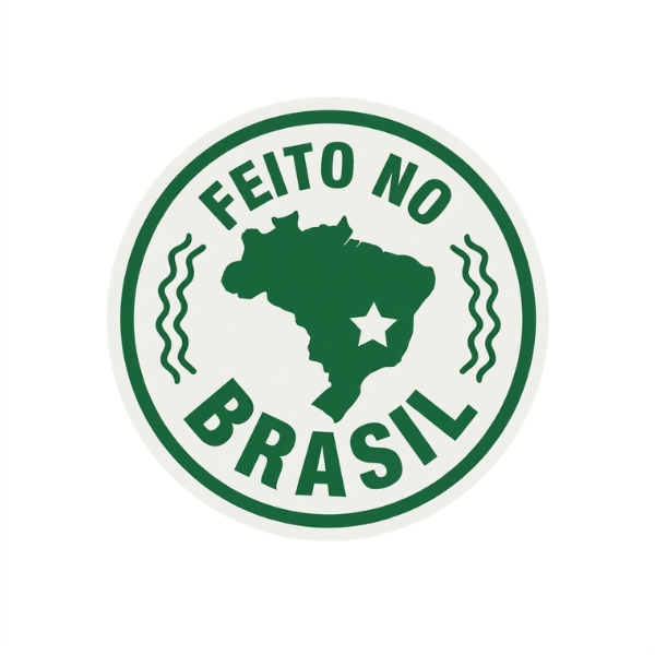 ADESIVO FEITO NO BRASIL REF.2532 20UN STICKR