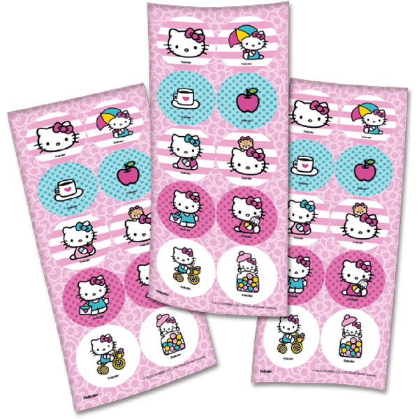 ADESIVO HELLO KITTY ROSA 30UN FESTCOLOR