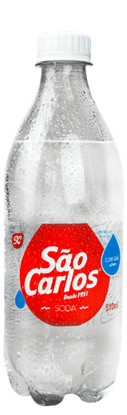 AGUA MINERAL COM GAS 510ML SAO CARLOS
