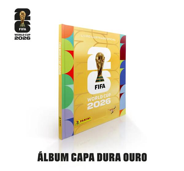 ALBUM CAPA DURA OURO COPA 2026 UN PANINI
